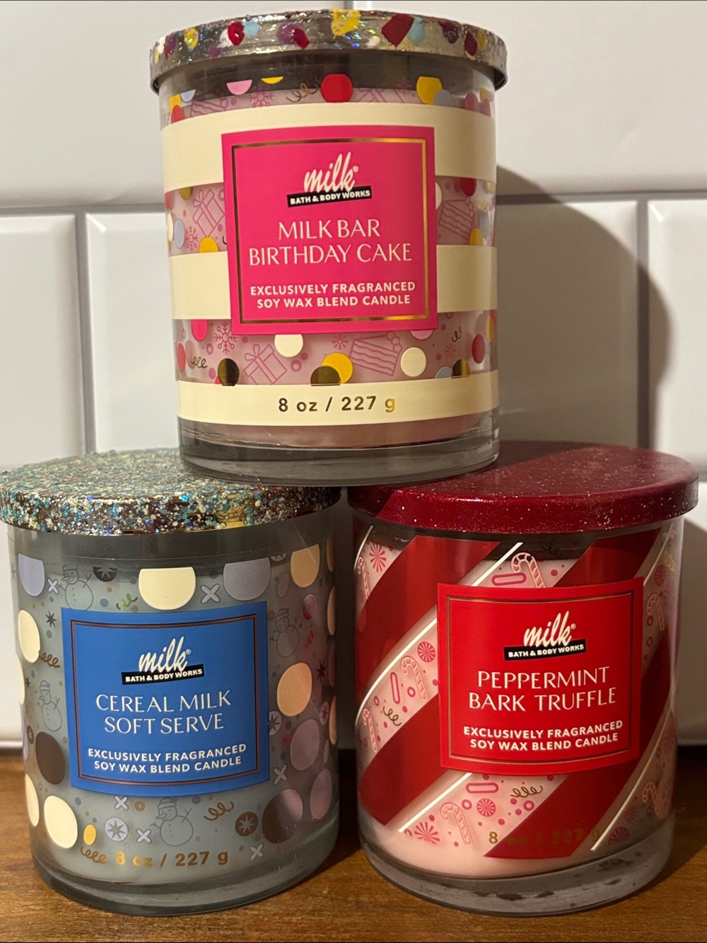 B&BW Milk Bar Single Wick Trio!